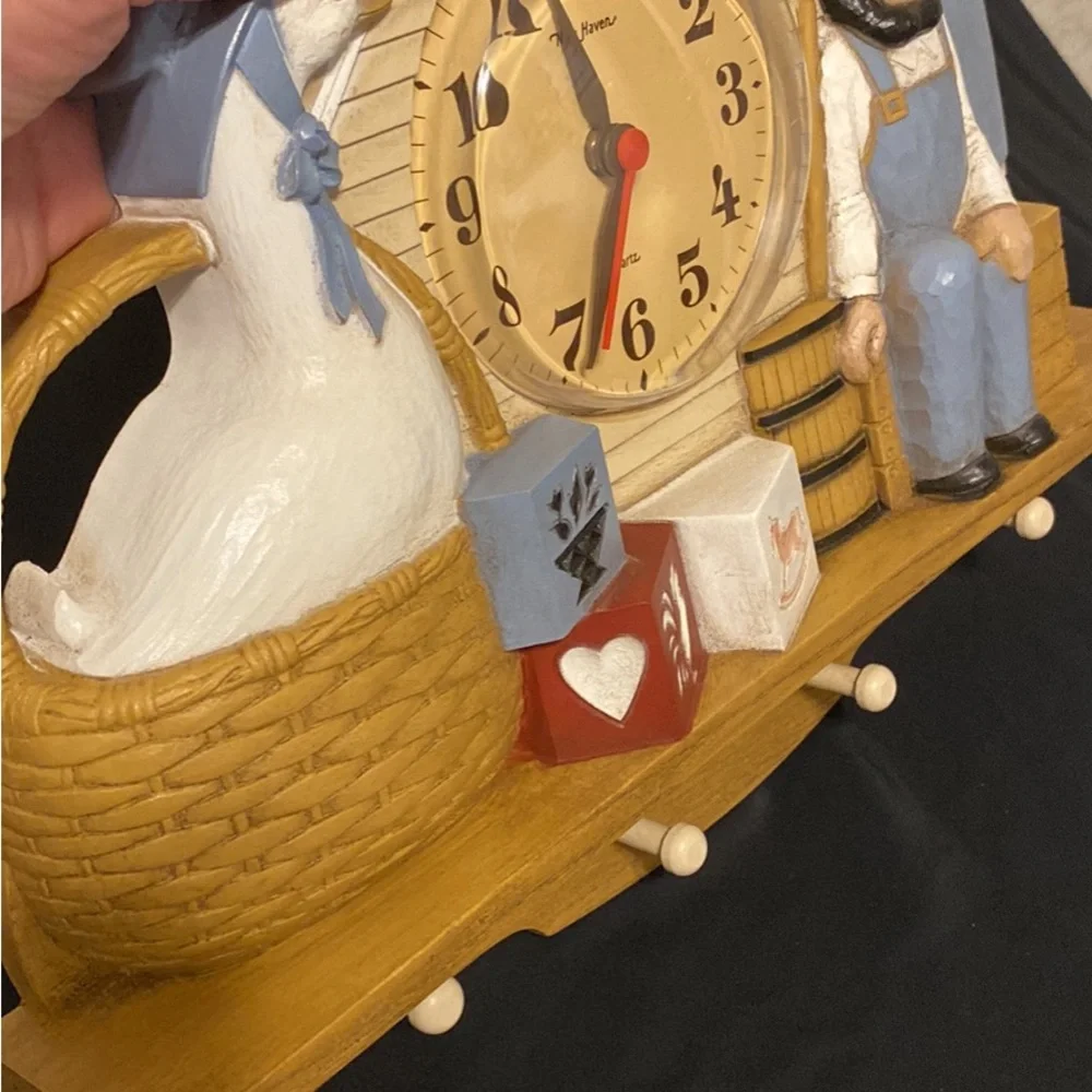 Vintage Burwood Amish Kitchen Clock!!!